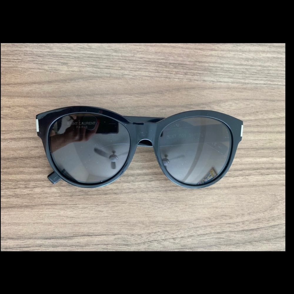 Saint Laurent SL 67 001 Black Frame Sunglasses